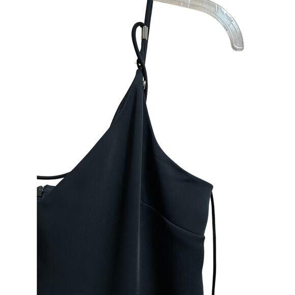 Zara Basic Black Women's Size Small Sleeveless Jumpsuit - Picture 4 of 7